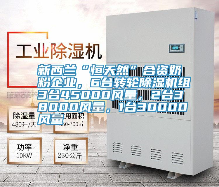 新西蘭“恒天然”合資奶粉企業(yè)，6臺轉(zhuǎn)輪除濕機組3臺45000風(fēng)量，2臺38000風(fēng)量，1臺30000風(fēng)量
