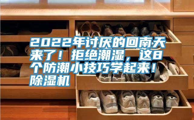 2022年討厭的回南天來了!拒絕潮濕,這8個防潮小技巧學起來!除濕機