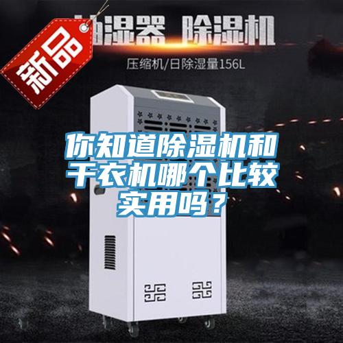你知道除濕機和干衣機哪個比較實用嗎?