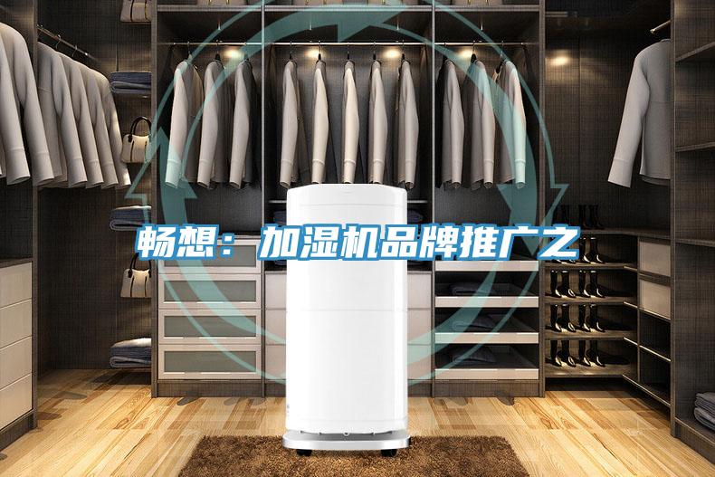 暢想:加濕機(jī)品牌推廣之