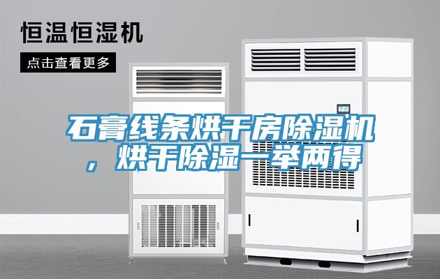 石膏線條烘干房除濕機，烘干除濕一舉兩得
