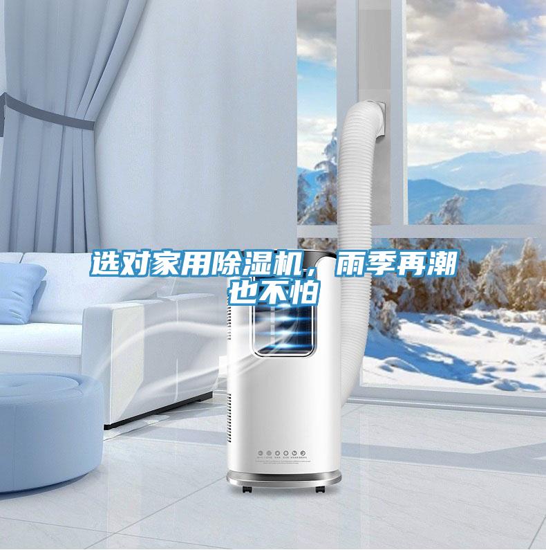 選對家用除濕機，雨季再潮也不怕