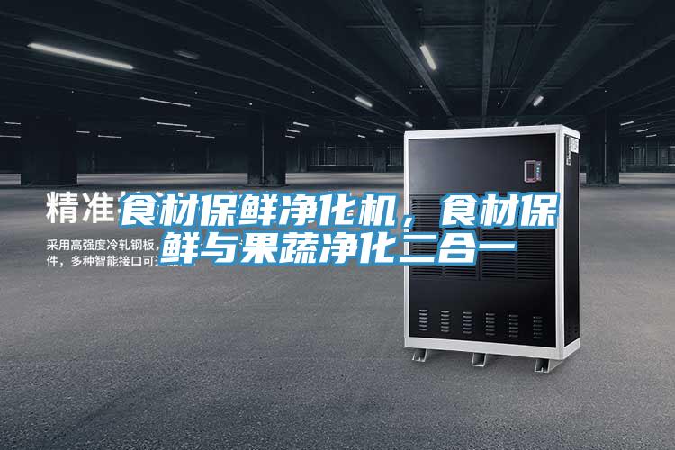 食材保鮮凈化機，食材保鮮與果蔬凈化二合一