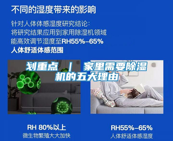劃重點 | 家里需要除濕機的五大理由