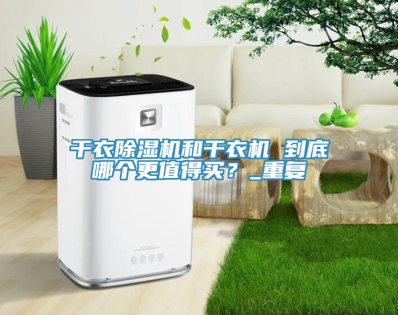 干衣除濕機和干衣機 到底哪個更值得買？_重復