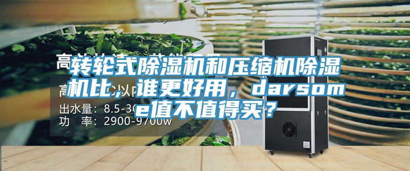 轉輪式除濕機和壓縮機除濕機比，誰更好用，darsome值不值得買？