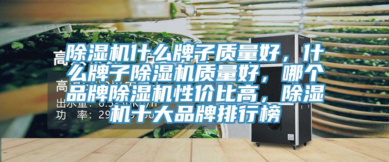 除濕機什么牌子質量好，什么牌子除濕機質量好，哪個品牌除濕機性價比高，除濕機十大品牌排行榜