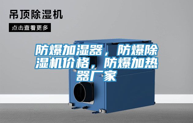 防爆加濕器,防爆除濕機價格,防爆加熱器廠家