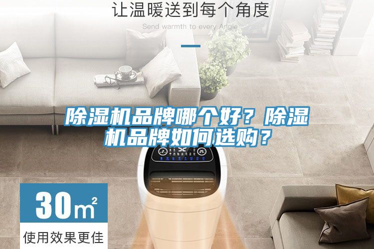 除濕機品牌哪個好？除濕機品牌如何選購？