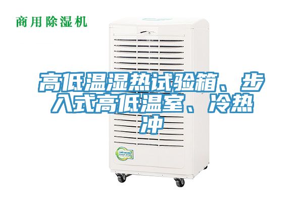 高低溫濕熱試驗箱、步入式高低溫室、冷熱沖